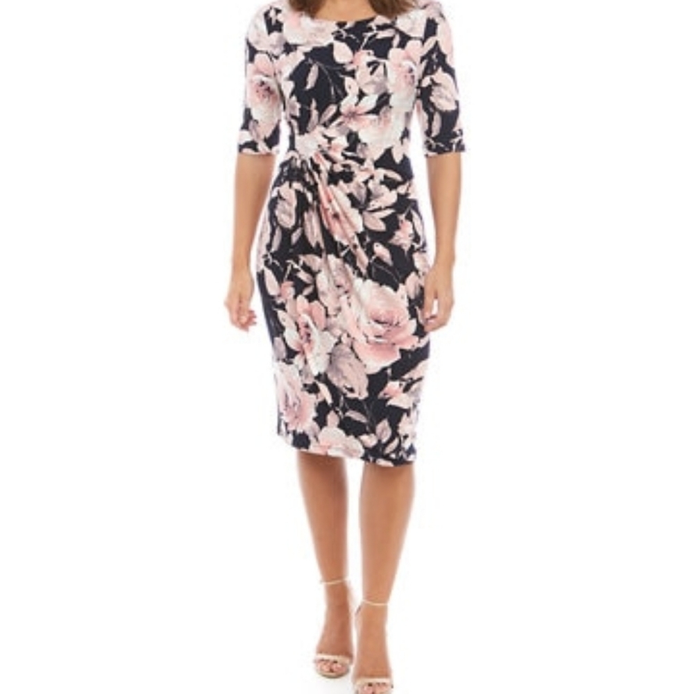 Connected Apparel floral dress